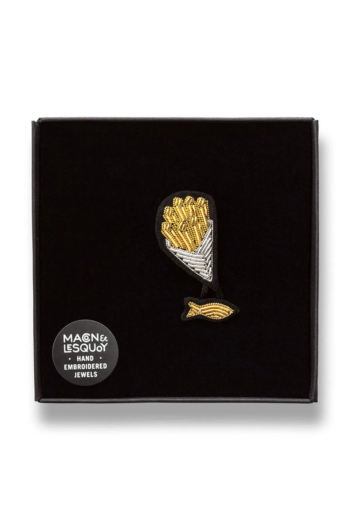 Fish and Chips Brooch
