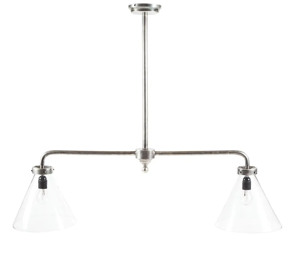 Gadsden Two Arm Ceiling Pendant Antique