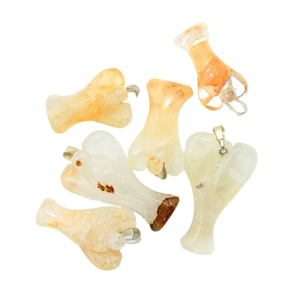 Golden Healer Angel Pendant