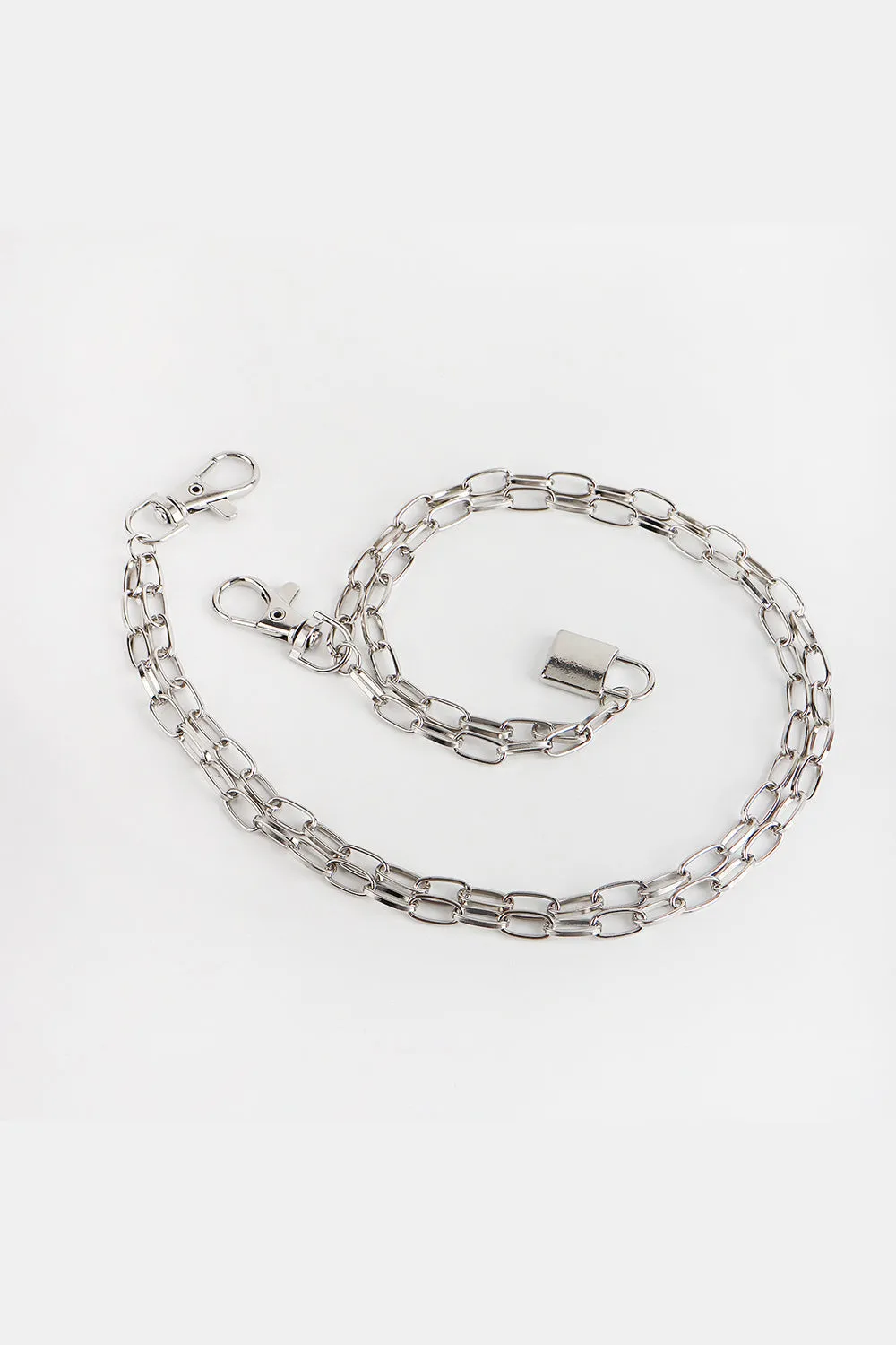 Got My Heart on Lock Double Layered Iron Chain Belt Addition