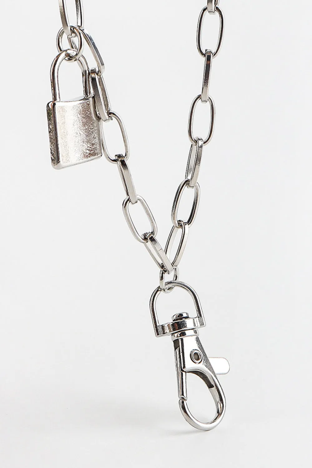 Got My Heart on Lock Double Layered Iron Chain Belt Addition