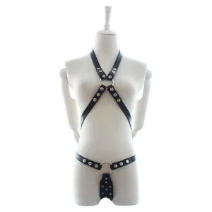 Halter Neck Fetish Body Harness