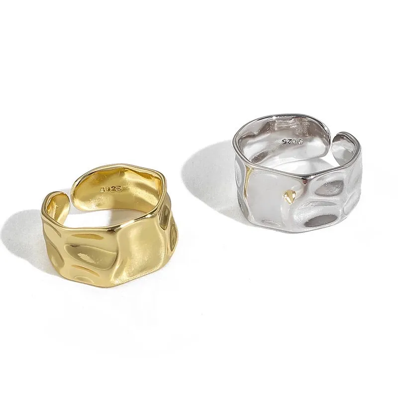 Hana Hammered Ring - 925 Silver