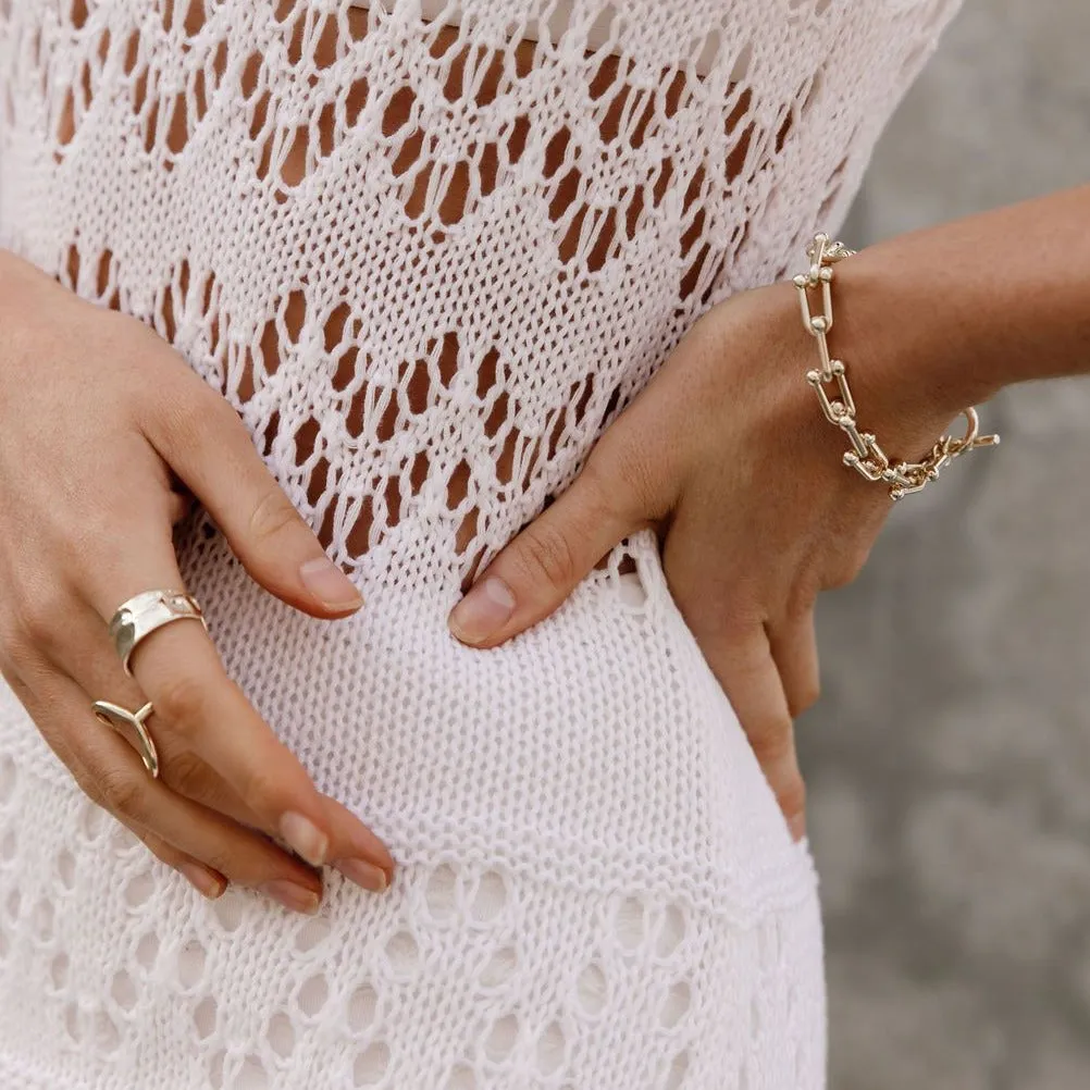Hana Hammered Ring - 925 Silver