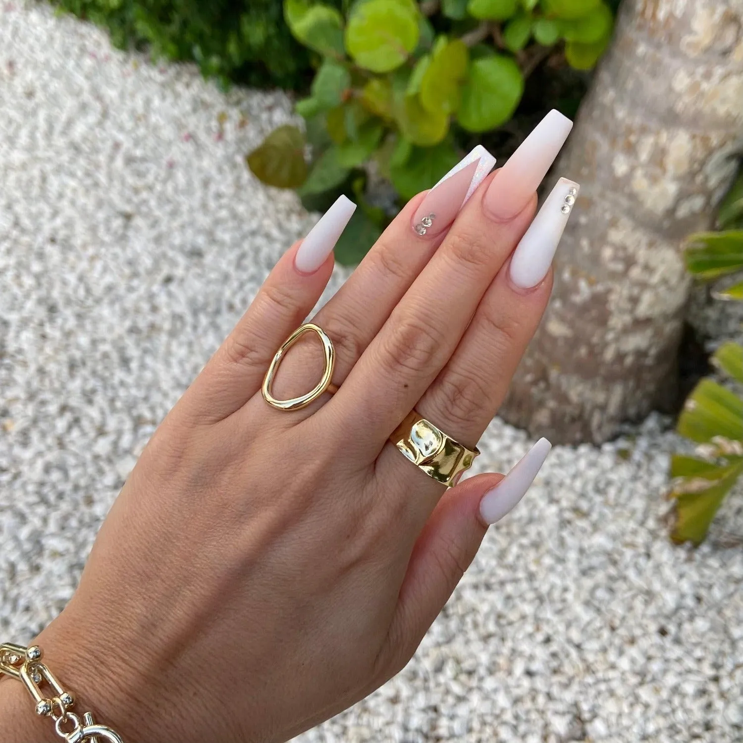 Hana Hammered Ring - 925 Silver