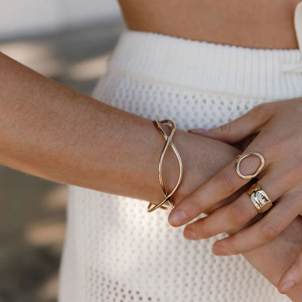 Hana Hammered Ring - 925 Silver