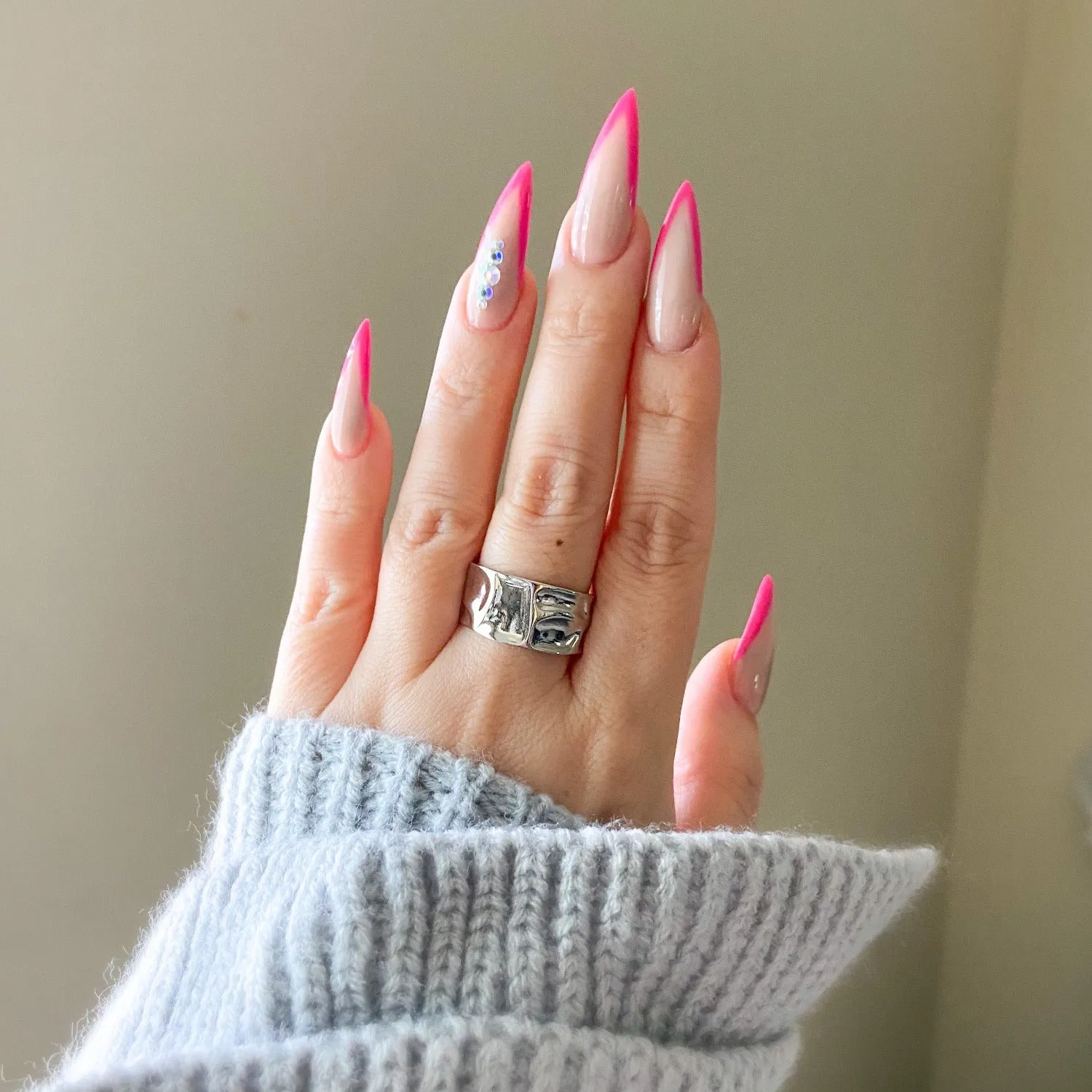 Hana Hammered Ring - 925 Silver