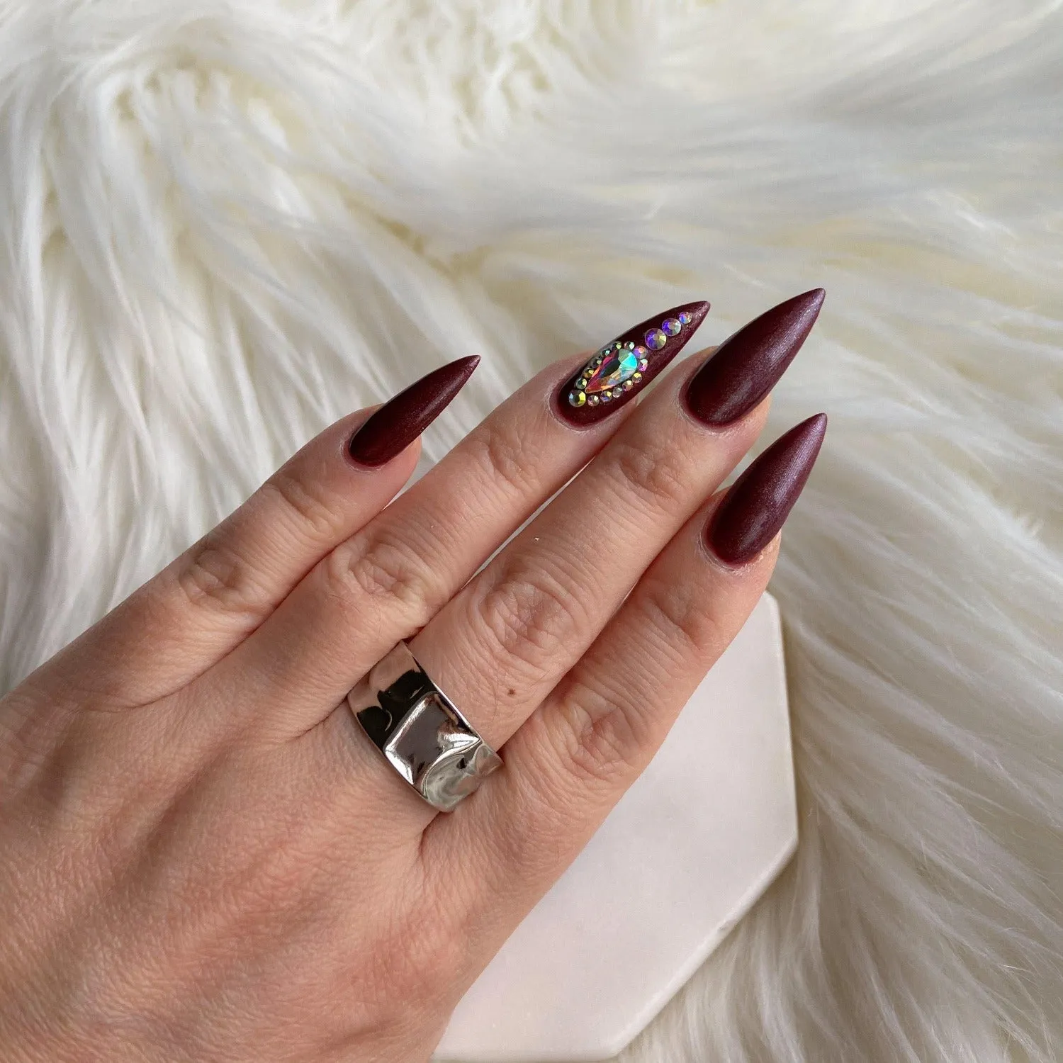 Hana Hammered Ring - 925 Silver