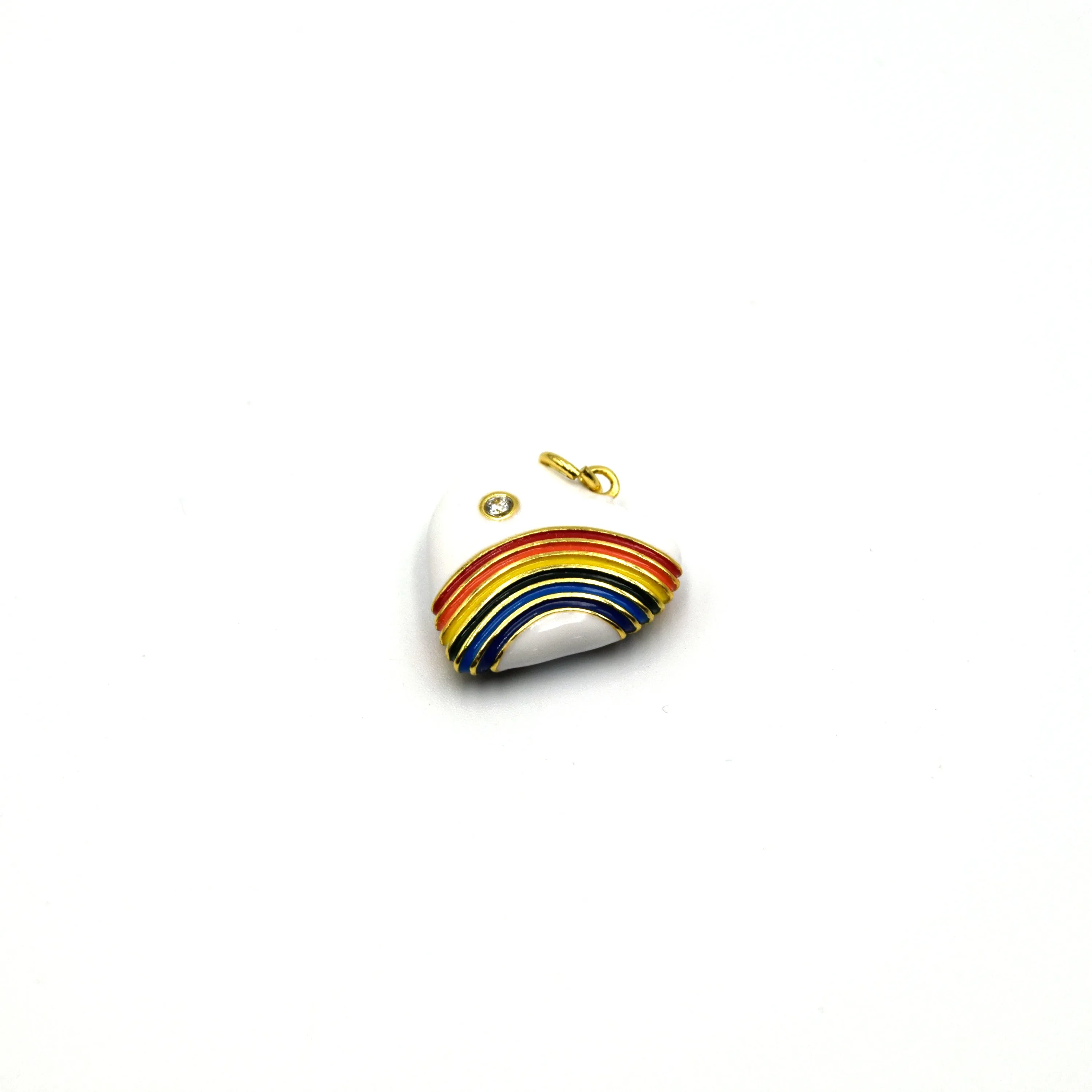 Heart Charms for Necklaces and Bracelets | Enamel Heart Pendants for Teen Jewelry