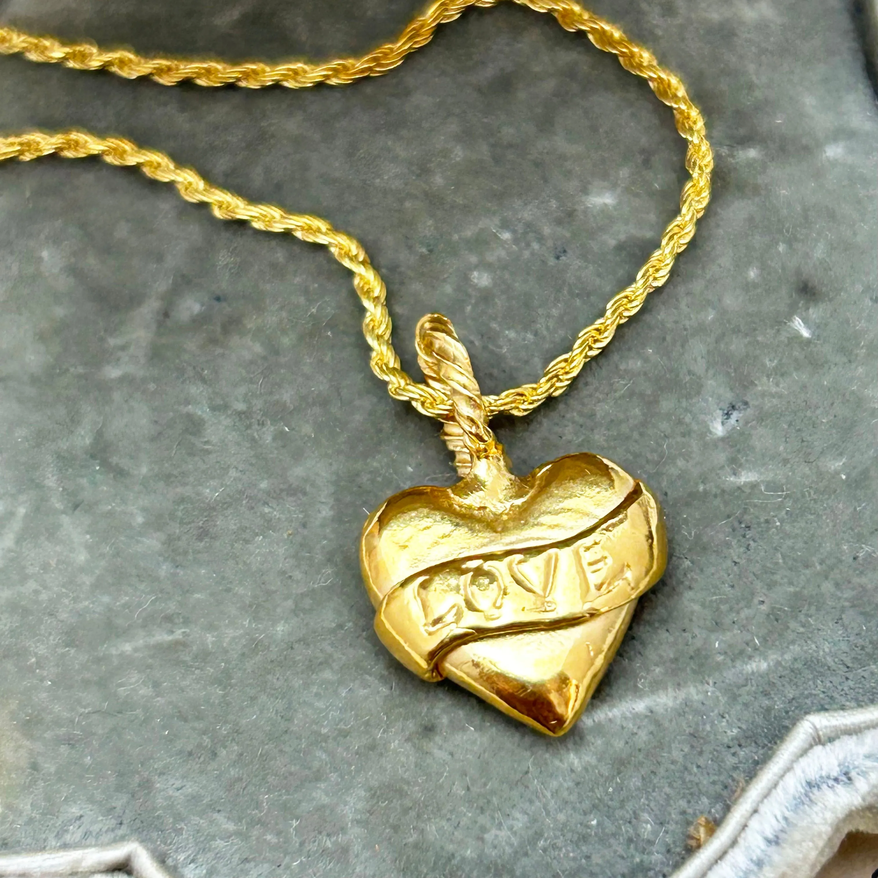 Heart Necklace | Gold Plated