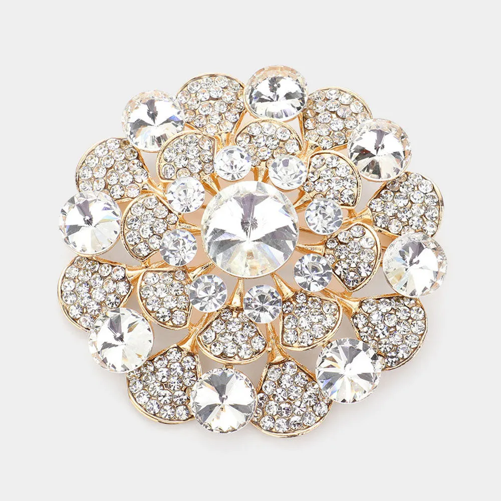 iLLASPARKZ Bubble Stone Pin Brooch
