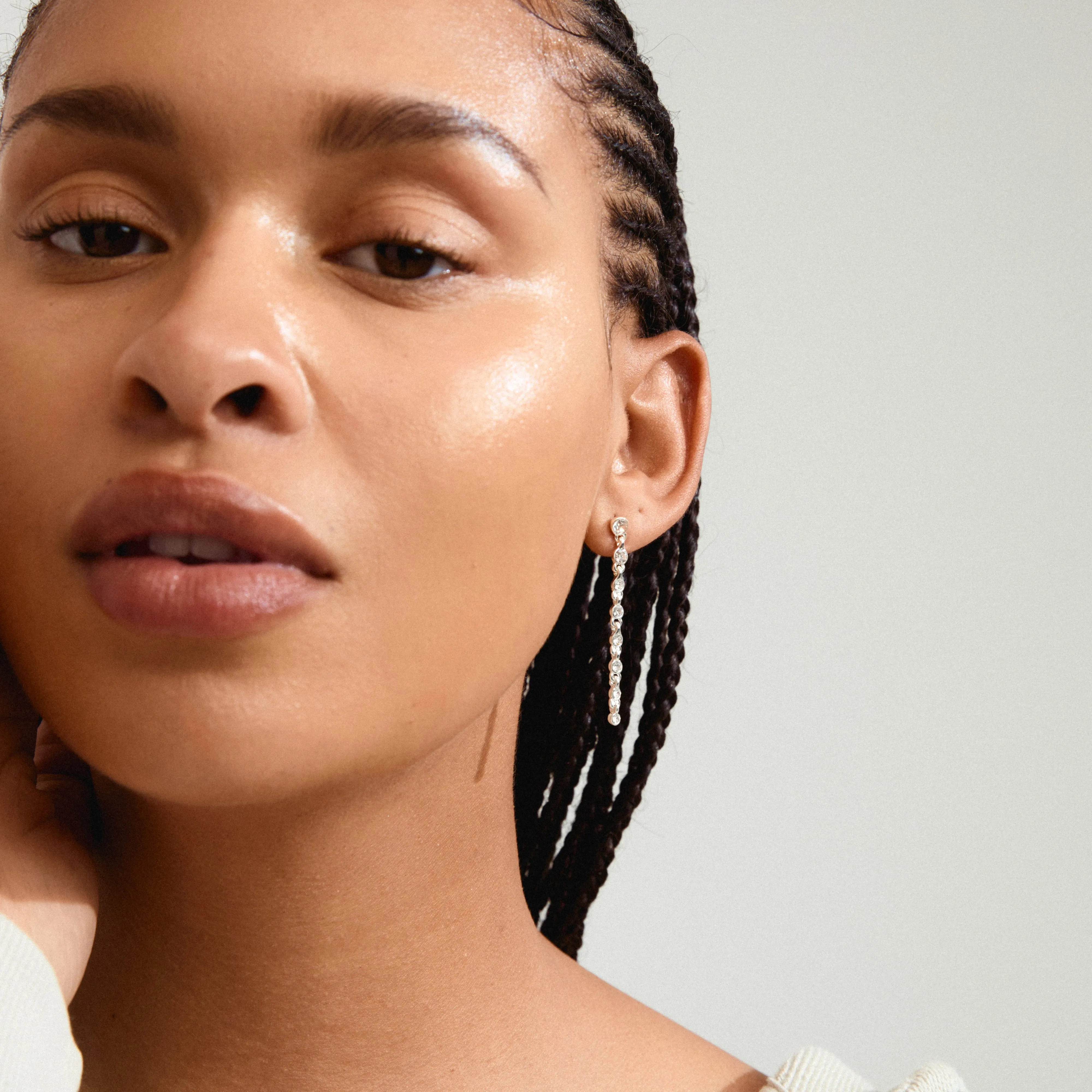 IMOGENE earrings silver-plated