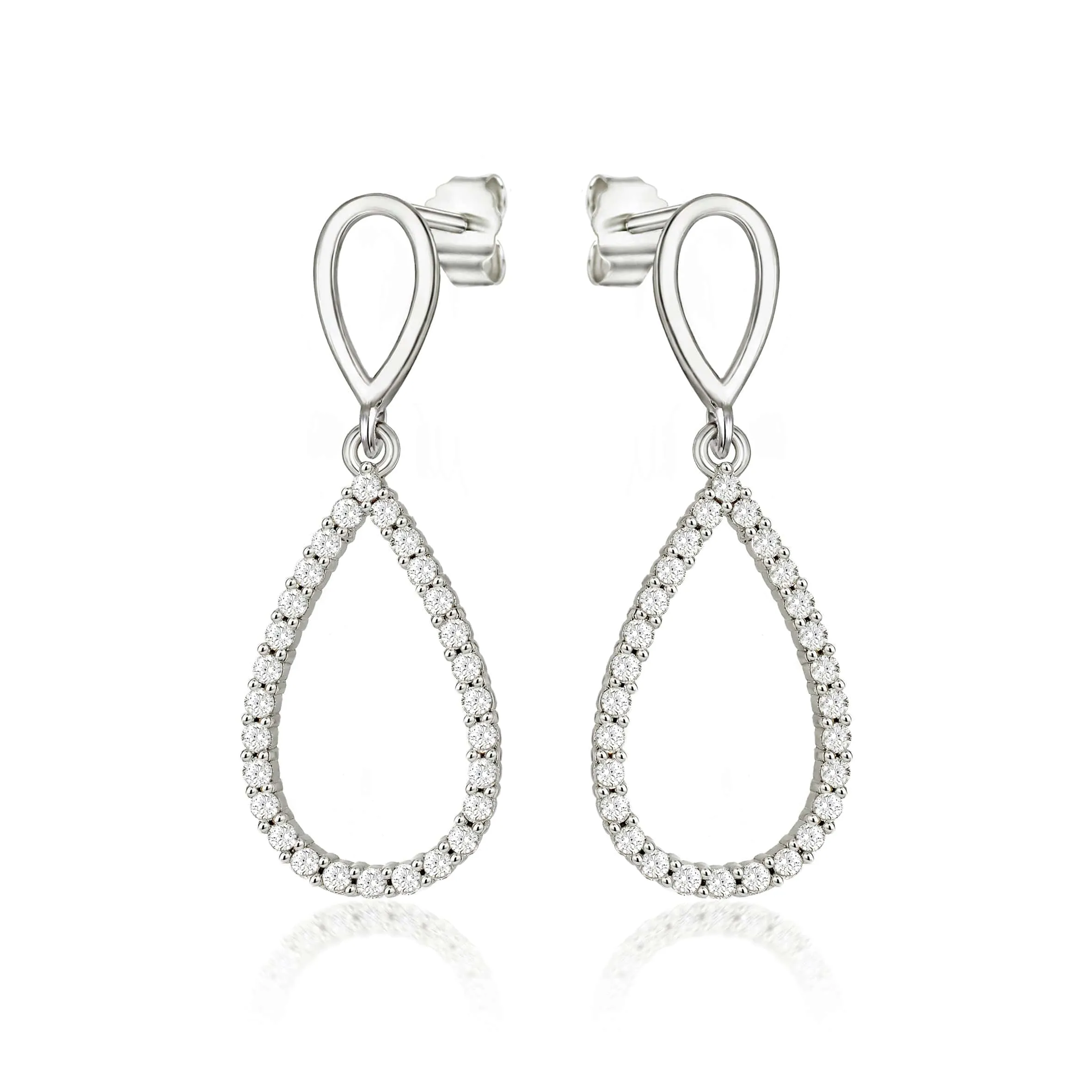 Infinity Teardrop Earrings