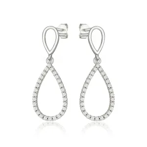Infinity Teardrop Earrings