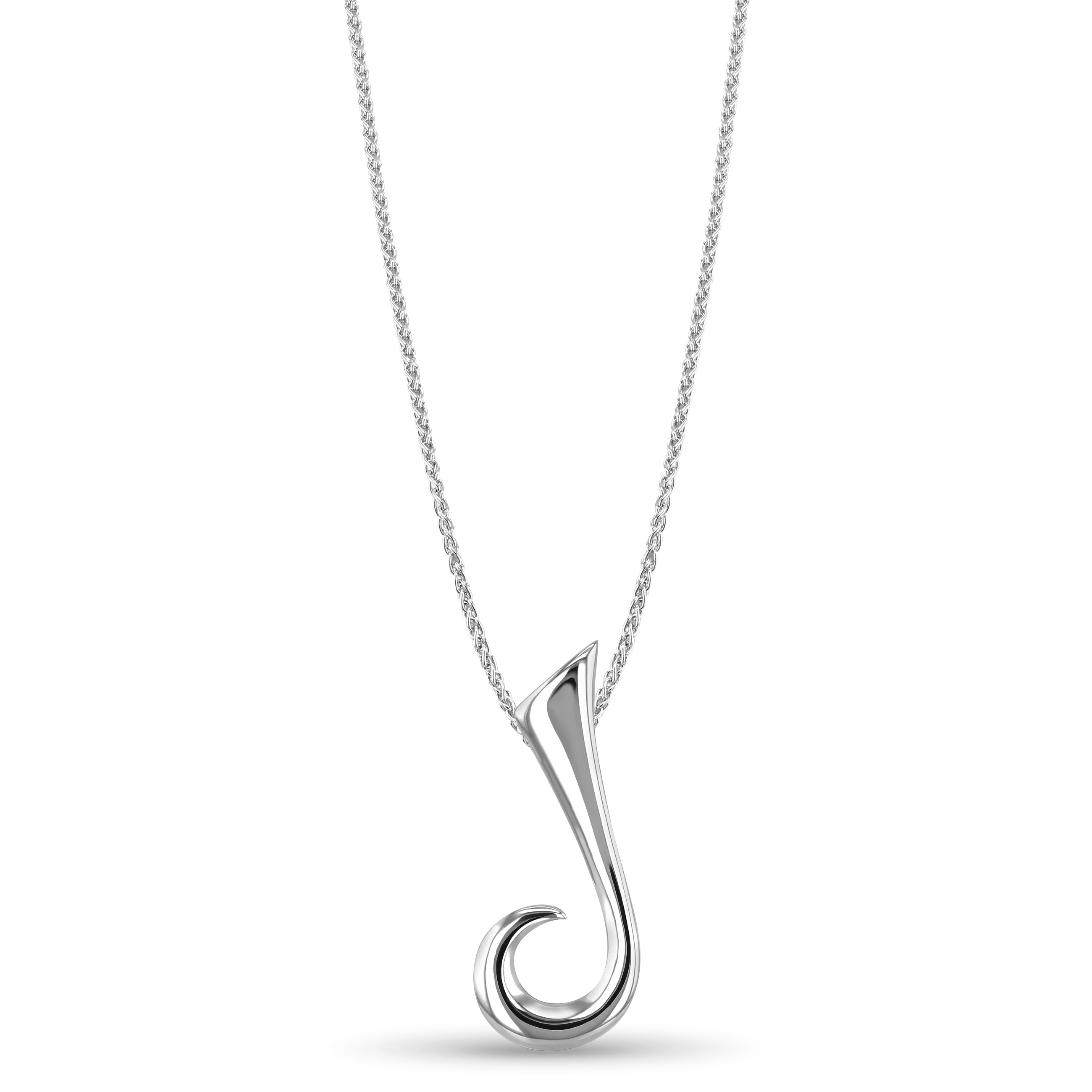 Initial J Love Letter Pendant