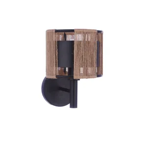Kensey 1 Light Wall Sconce in Flat Black