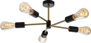 Knightsbridge SE5P SENA 230V IP20 E27 5 Light Ceiling Pendant