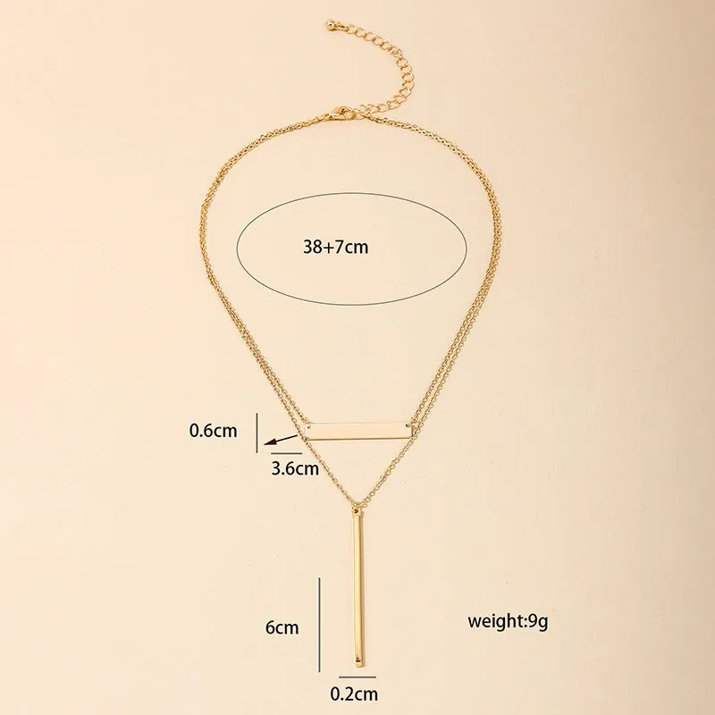 Layered Double Necklace Set - Vienna Verve Collection