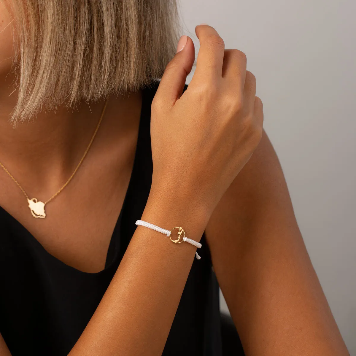 Letter "ص" Cord Bracelet