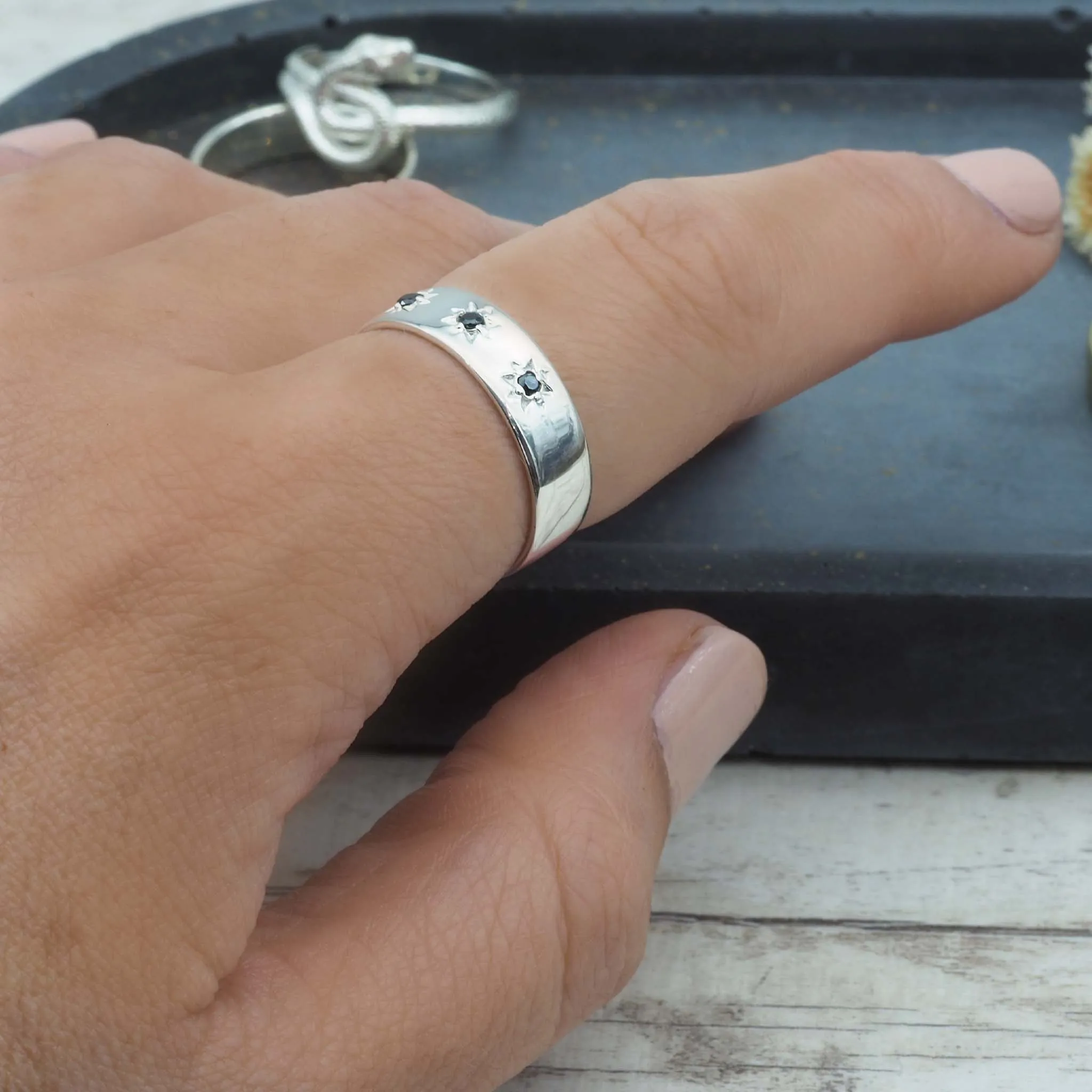 LIMITED EDITION ‘i h x LUNA’ Black Spinel Medusa Band