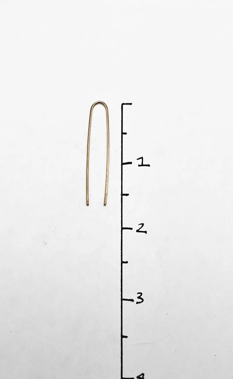 Luckies Medium Earring, Gold