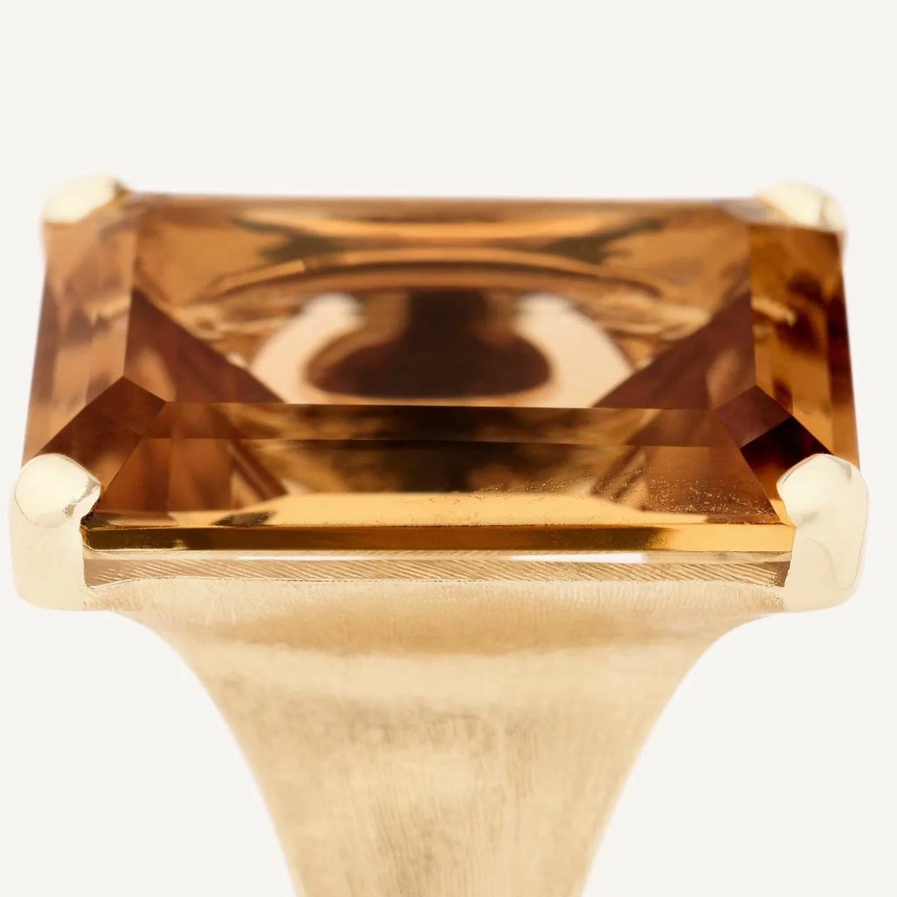 Marco Bicego Jaipur Champagne Quartz Cocktail Ring