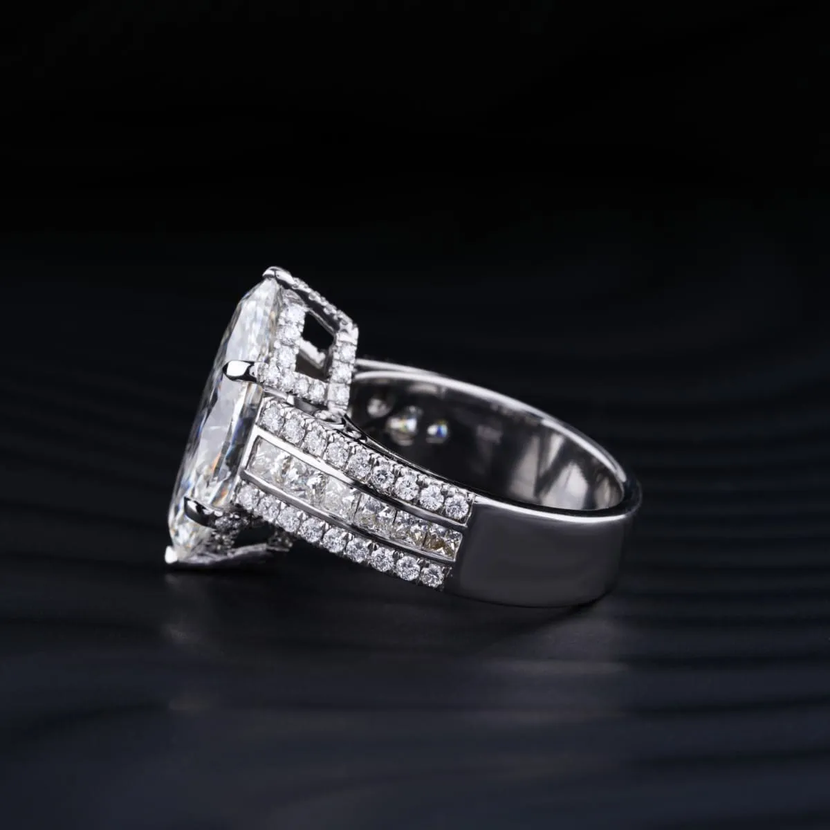 Marquise Cut Solitaire Diamond Ring