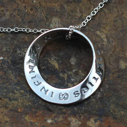 Möbius Necklace "Infinite Possibilities"