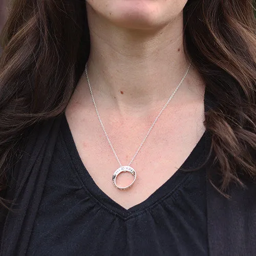 Möbius Necklace "Infinite Possibilities"