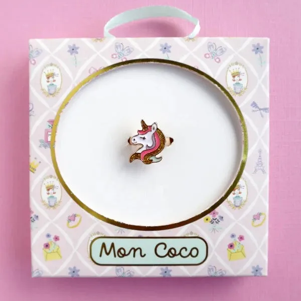 MON COCO Unicorn Shimmer Ring