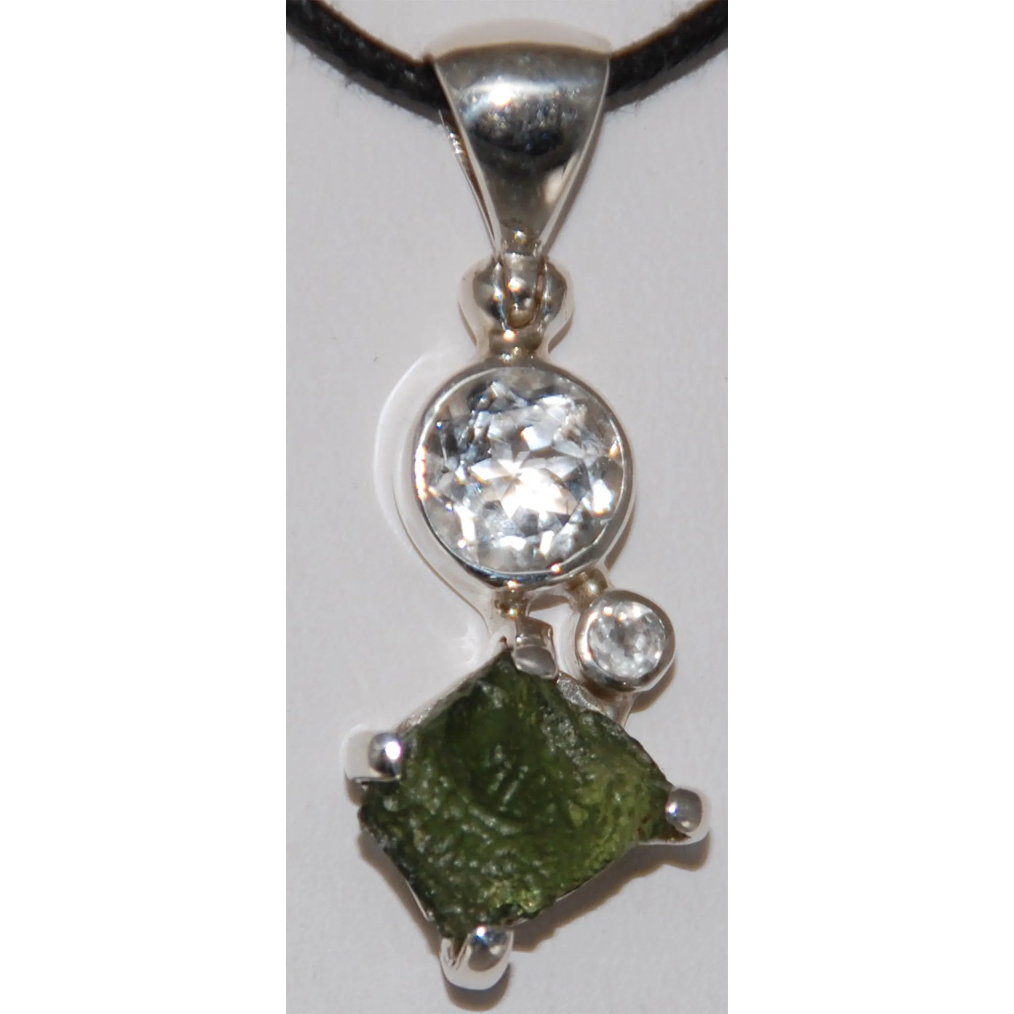 Mulit-stone Moldavite Pendant