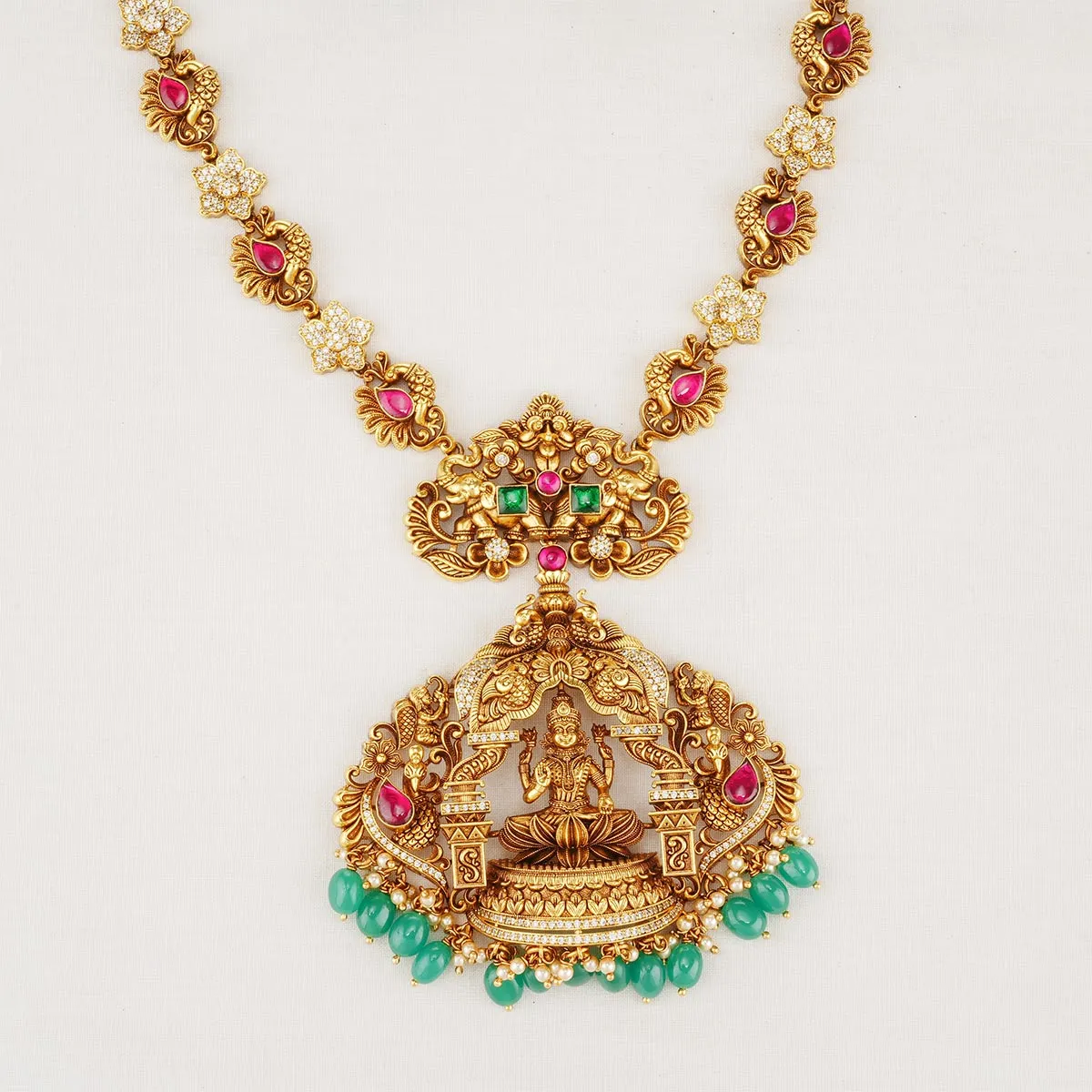 Nandhitha Nagas Long Necklace Set