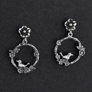 Nature Inspired Drop Earrings