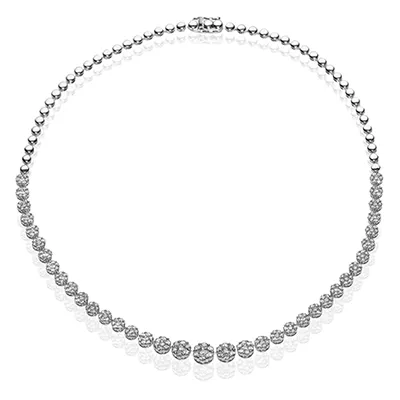 Necklace in 18k Gold with Diamonds LP4492_WHITE_18K_X