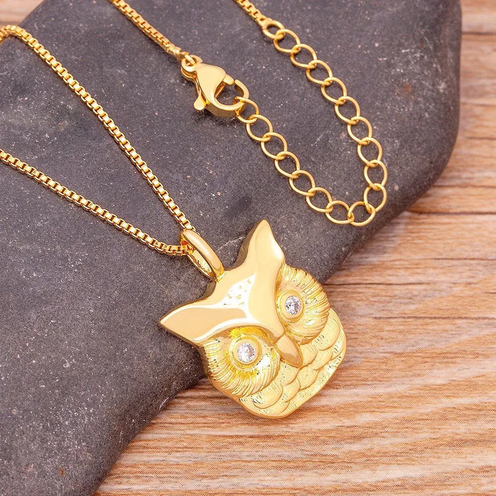 New Arrival Exquisite Fashion Lovely Owl Pendant Necklace Charm Women