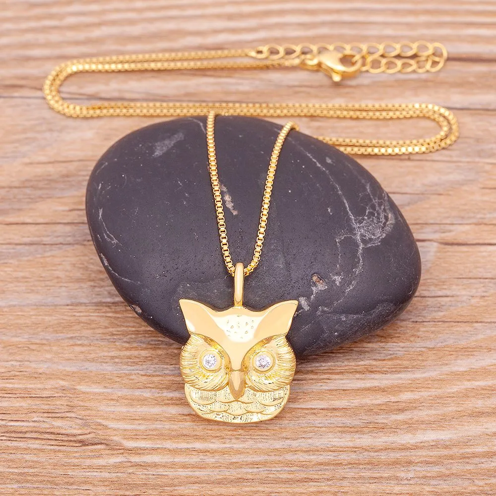 New Arrival Exquisite Fashion Lovely Owl Pendant Necklace Charm Women