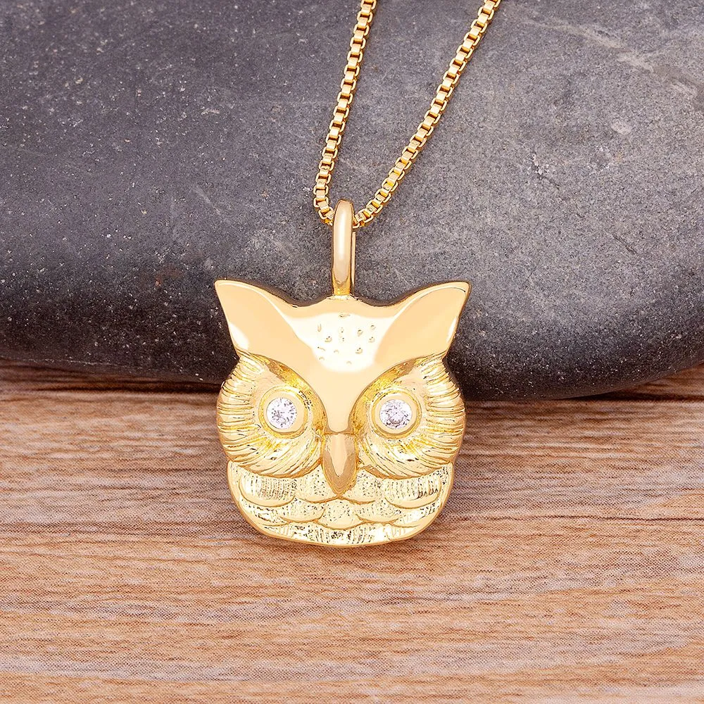 New Arrival Exquisite Fashion Lovely Owl Pendant Necklace Charm Women