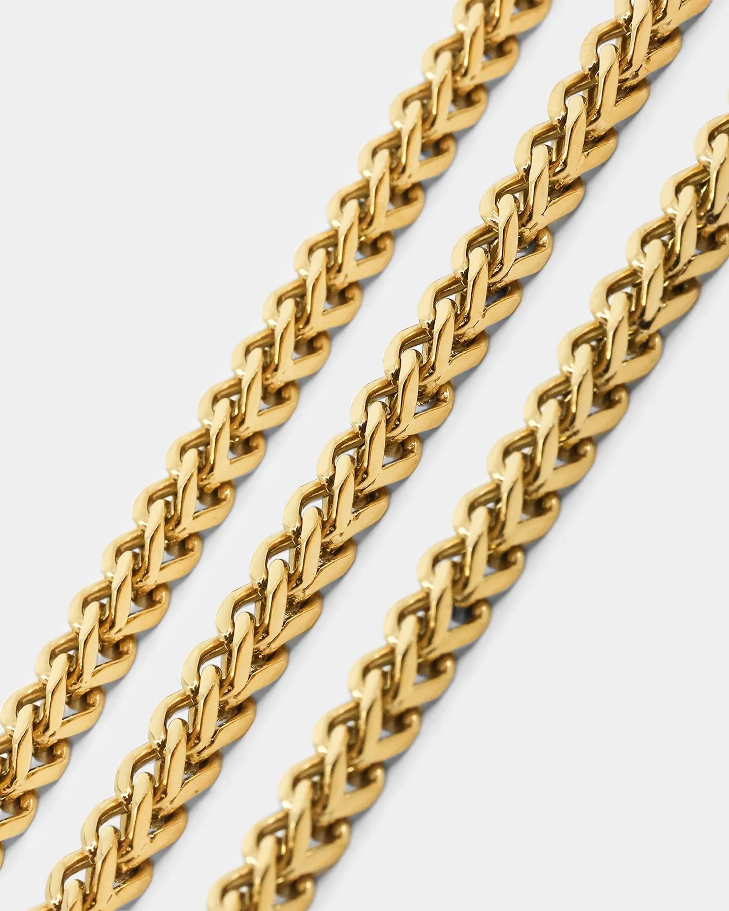 NXS 4mm Franco Necklace Gold