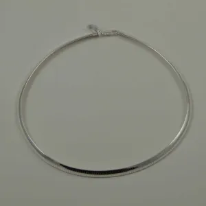 omega 6 mm. necklace