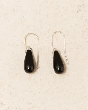 Onyx Droplet Earrings