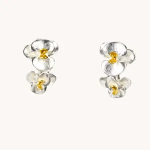 Orchid Silver Studs W.