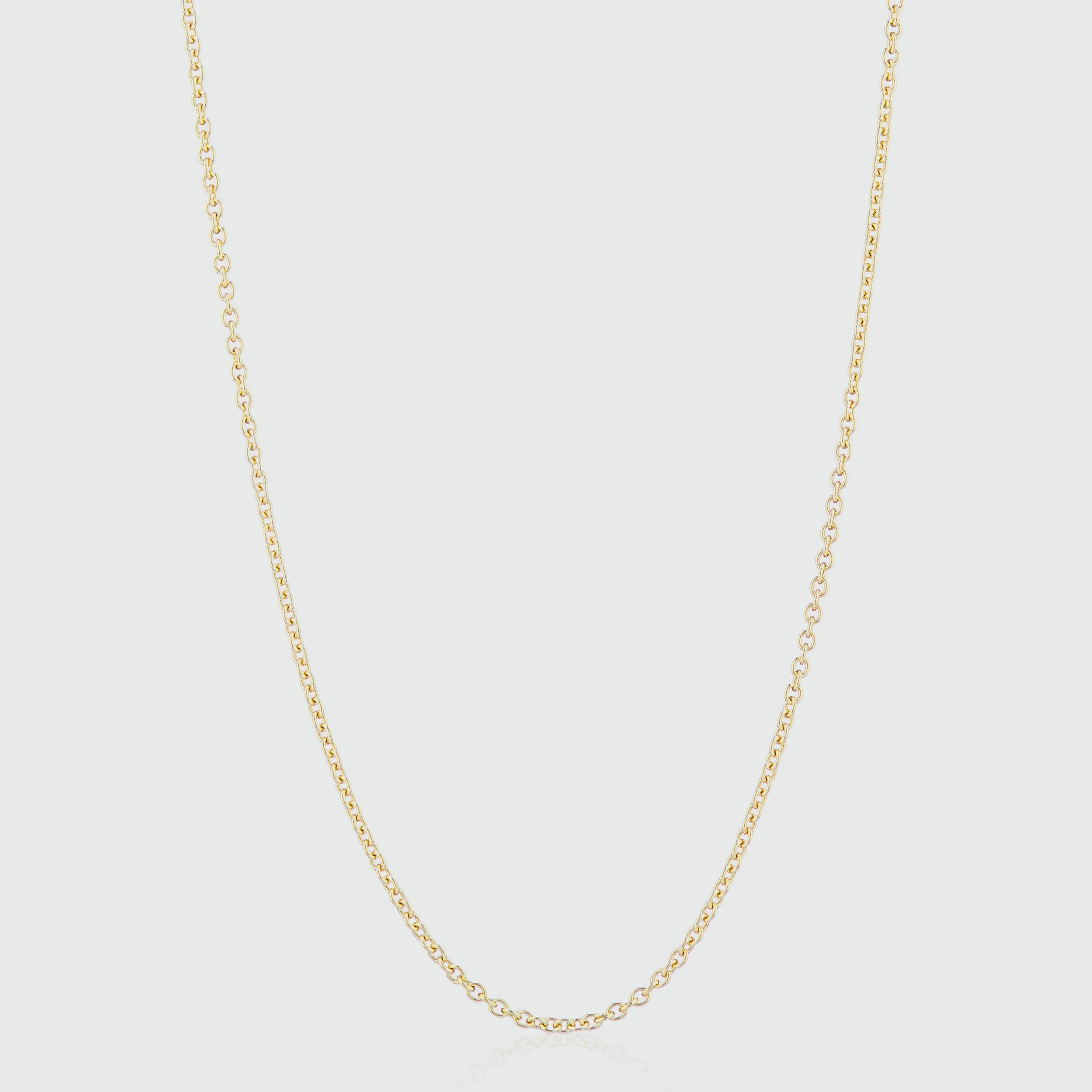 Paddington 9ct Yellow Gold Medium Trace Chain