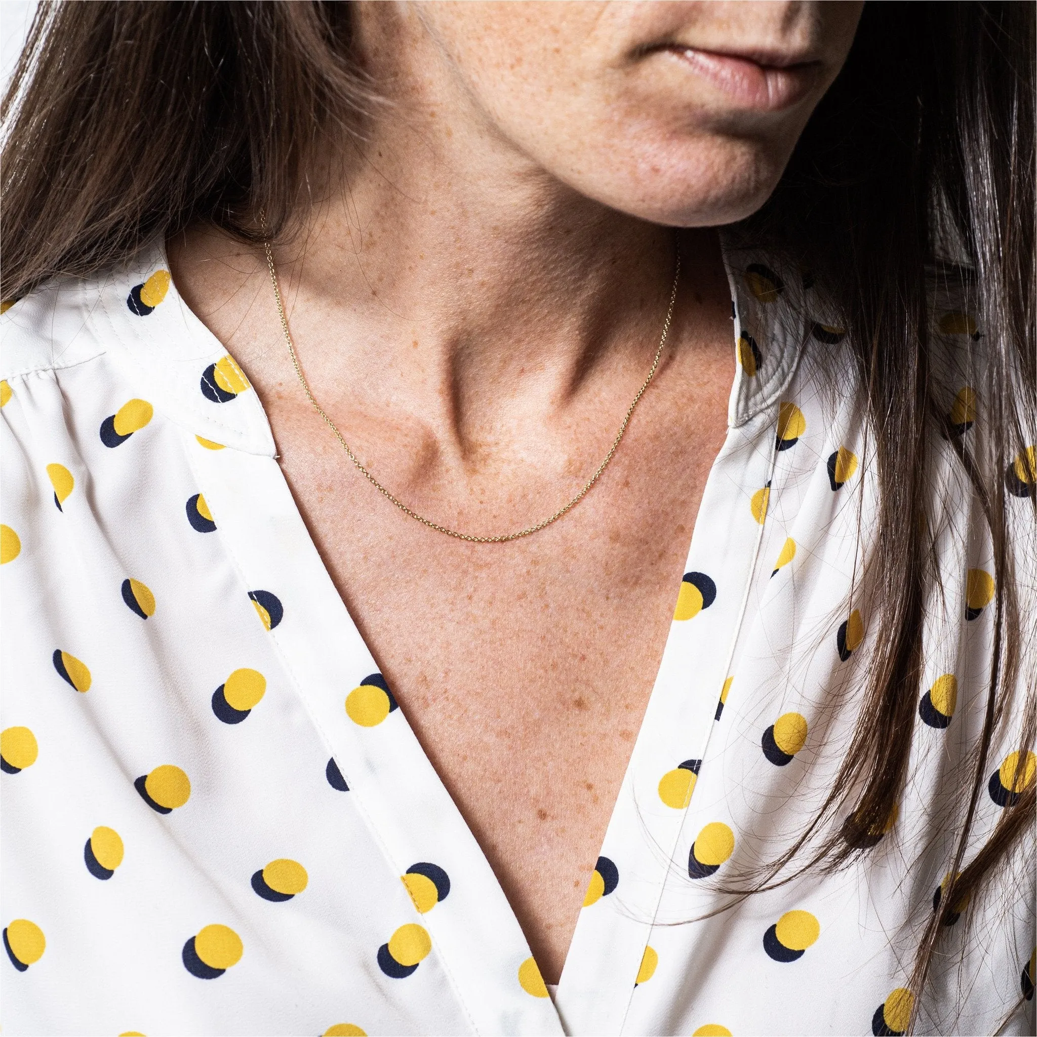 Paddington 9ct Yellow Gold Medium Trace Chain