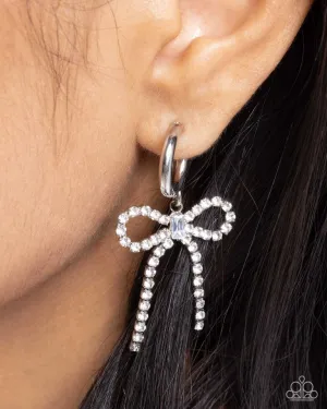 Paparazzi Earring ~ Whispering Whimsy - White