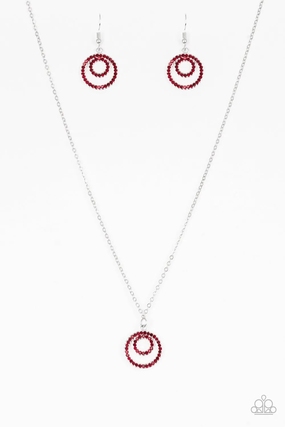 Paparazzi Necklace ~ Dashingly Dapper - Red
