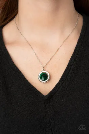 Paparazzi Necklace ~ Trademark Twinkle - Green