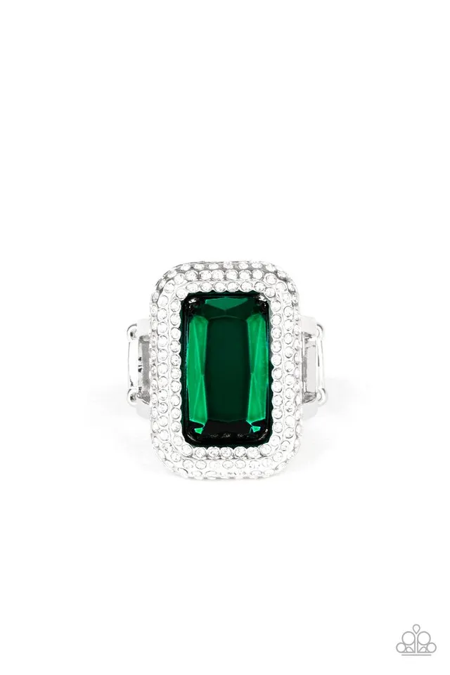 Paparazzi Ring ~ A Grand STATEMENT-MAKER - Green