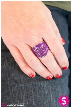 Paparazzi Ring ~ Aztec Heir - Purple