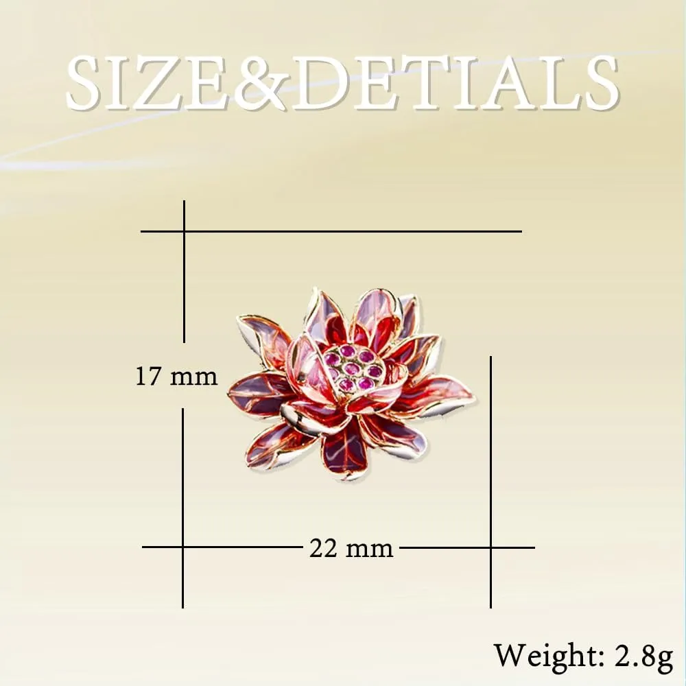 Pearl Rhinestone Flower Brooches for Women Metal Flower Brooch Pin Flower Jewelry Dress Accessories for Mom Wife
