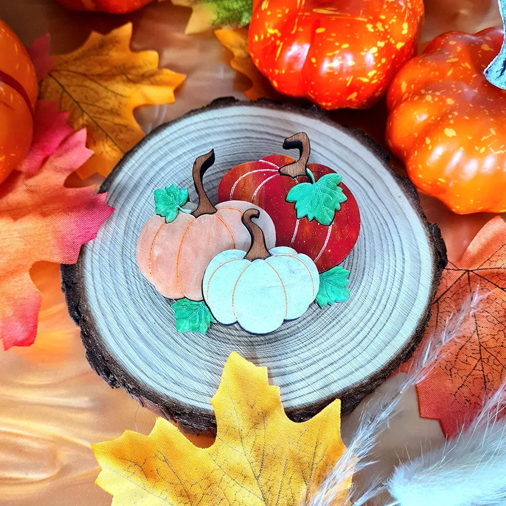 Pumpkin Patch Necklace by Cherryloco Jewellery